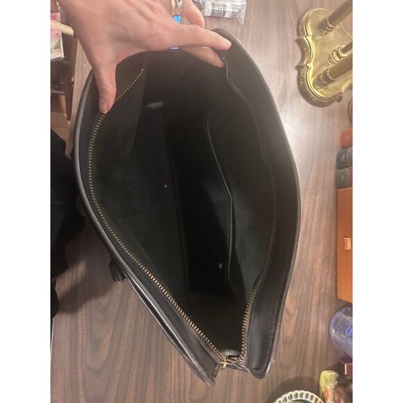 Vintage Coach Embassy Briefcase No. 018-0029 USA Made Black Glove Tanned Leather - Picture 4 of 12